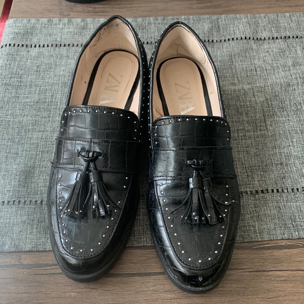 Zara tassel loafer